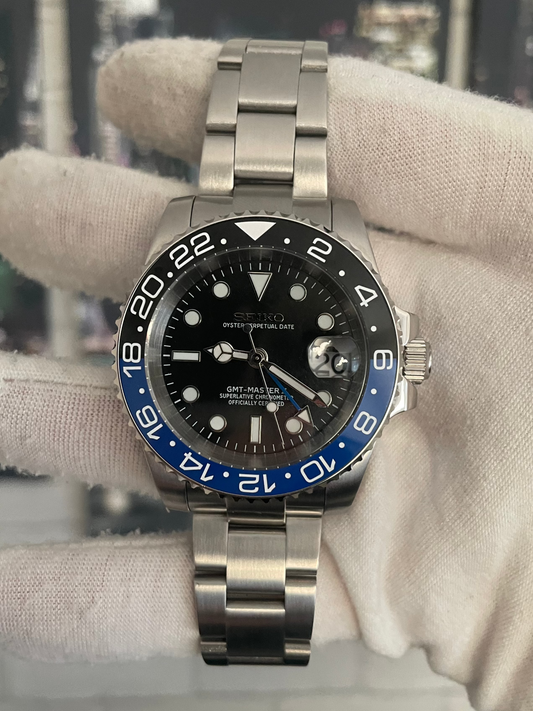 Seiko GMT 'Batman' & 'Batgirl'