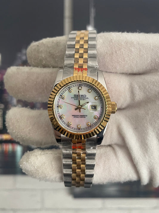 Seiko Ladies Two-Tone 'Datejust' Mother of Pearl Limited Edition
