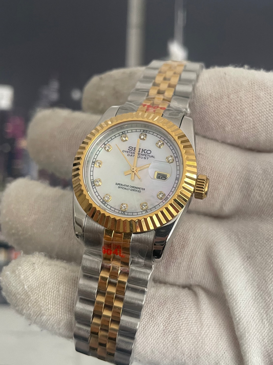 Seiko Ladies Two-Tone 'Datejust' Mother of Pearl Limited Edition