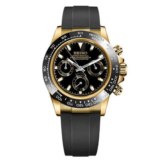 Seiko Daytona Gold & Black