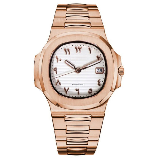 Seiko Nautilus White & Rose Arabic Dial