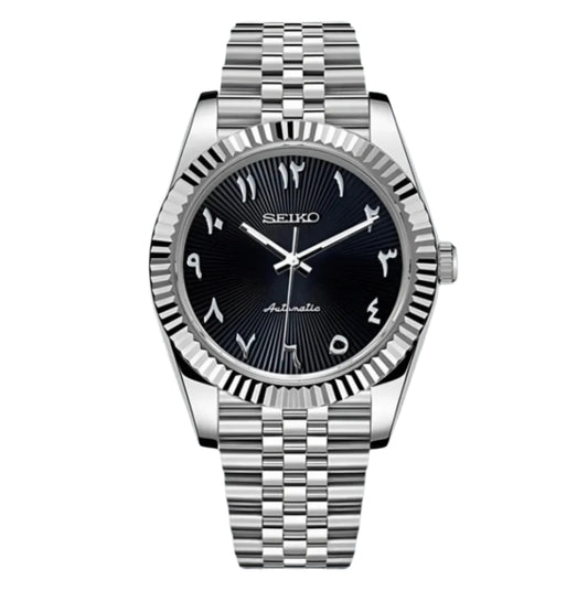 Seiko Datejust Arabic Textured Black