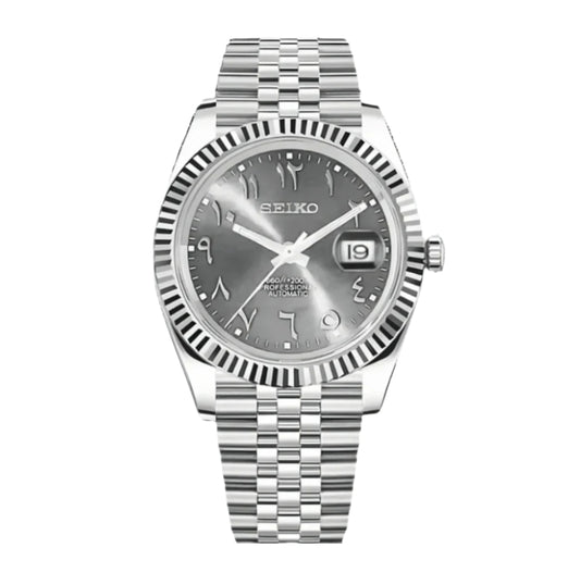 Seiko Datejust Arabic Dark Grey