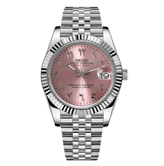 Seiko Datejust Arabic Pink