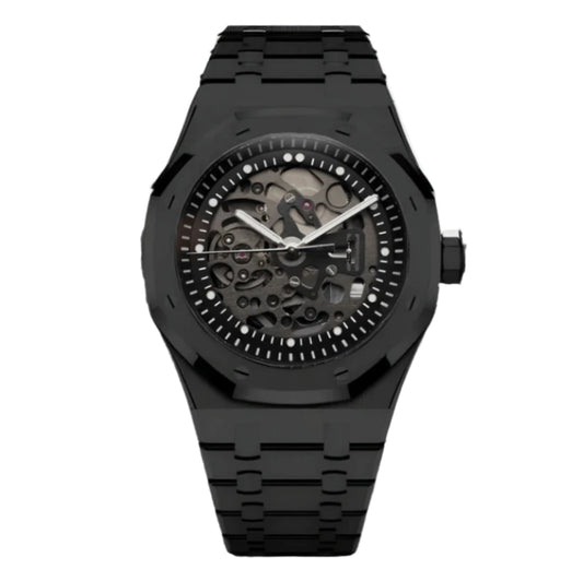 Seiko Royal Oak Skeleton Black