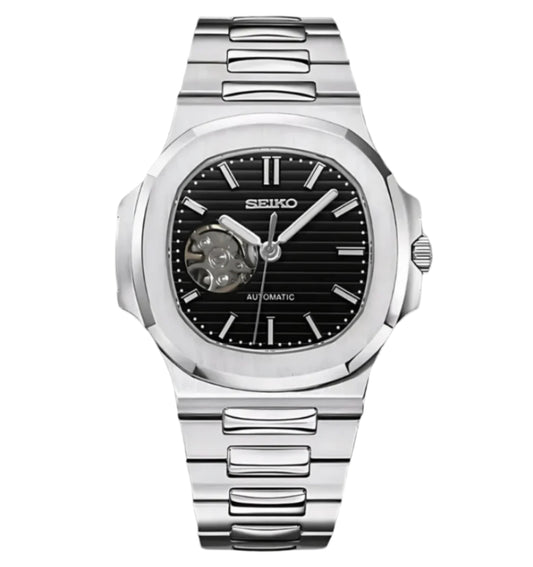 Seiko Nautilus Open Heart Black