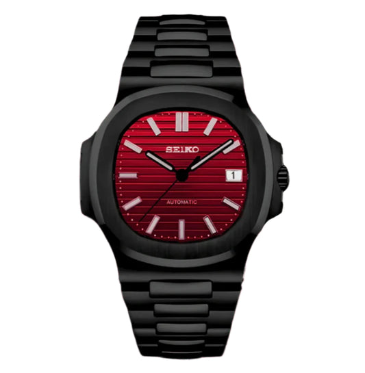 Seiko Nautilus Black & Red