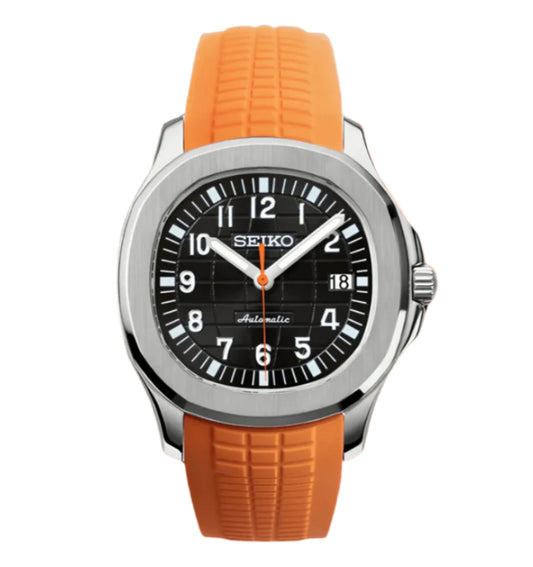 Seiko Aquanaut Black & Orange