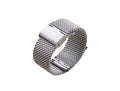 Correa de reloj de malla milanesa de acero inoxidable
