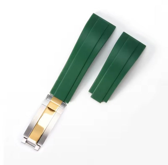 'Oysterflex' Strap & Stainless Steel Clasp