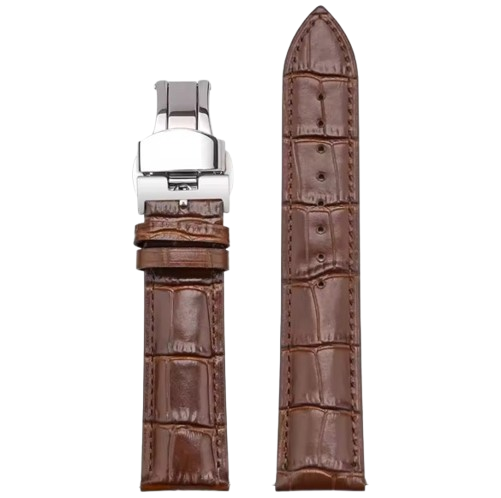 Genuine Leather Watch Straps with Clasp