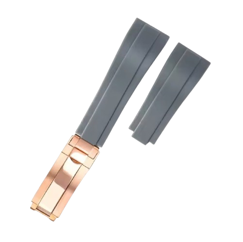 'Oysterflex' Strap & Stainless Steel Clasp