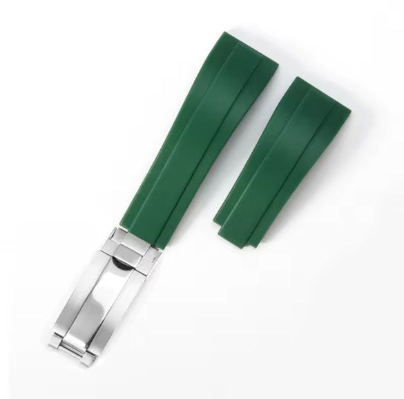 'Oysterflex' Strap & Stainless Steel Clasp