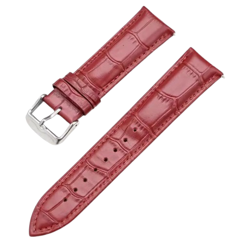 Genuine Leather Watch Strap with Buckle