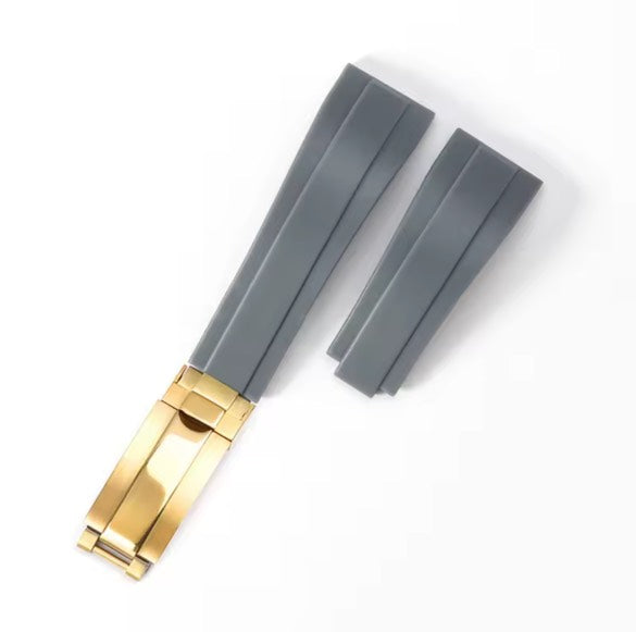 'Oysterflex' Strap & Stainless Steel Clasp