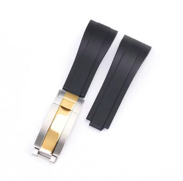 'Oysterflex' Strap & Stainless Steel Clasp