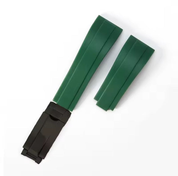 'Oysterflex' Strap & Stainless Steel Clasp