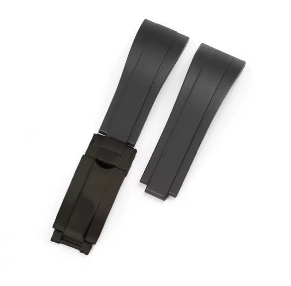 'Oysterflex' Strap & Stainless Steel Clasp