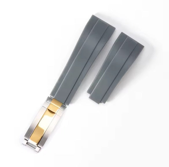 'Oysterflex' Strap & Stainless Steel Clasp