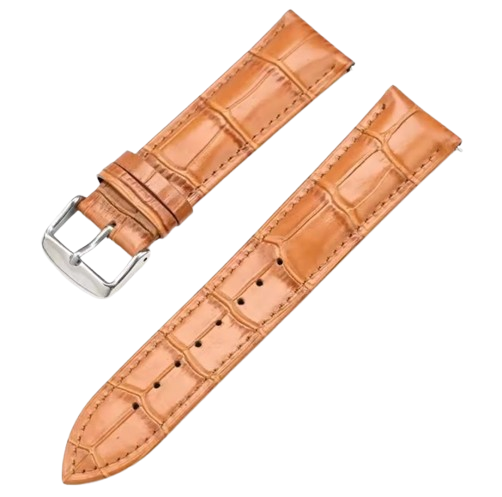 Genuine Leather Watch Strap with Buckle