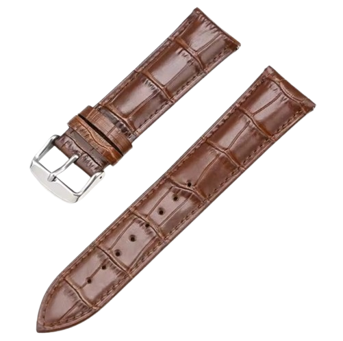 Genuine Leather Watch Strap with Buckle