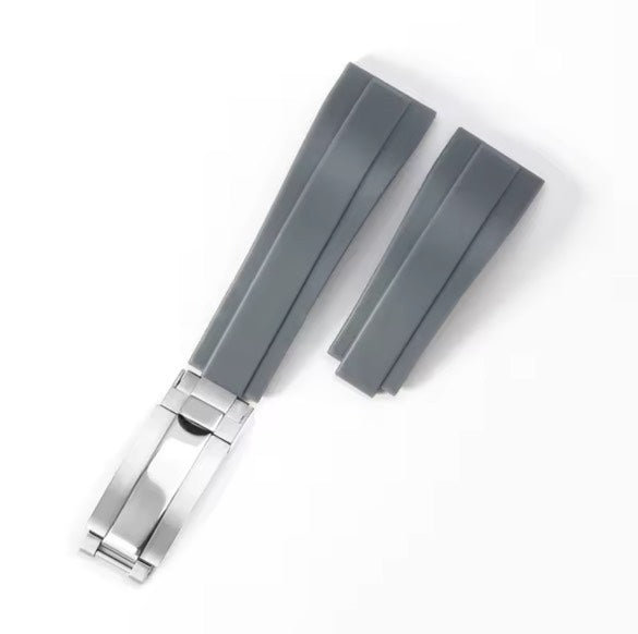 'Oysterflex' Strap & Stainless Steel Clasp