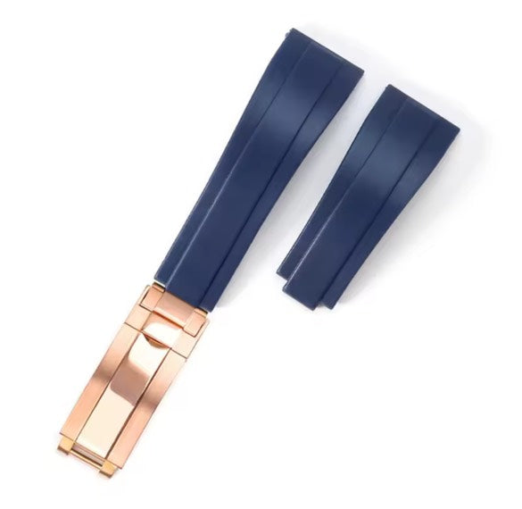 'Oysterflex' Strap & Stainless Steel Clasp