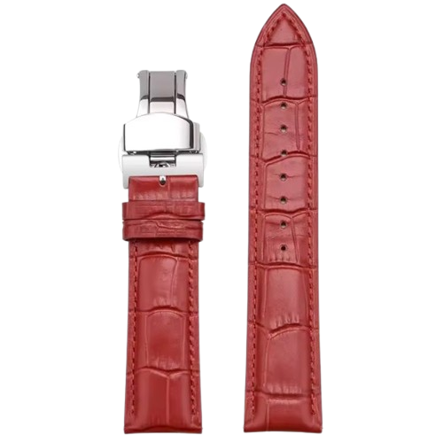 Genuine Leather Watch Straps with Clasp