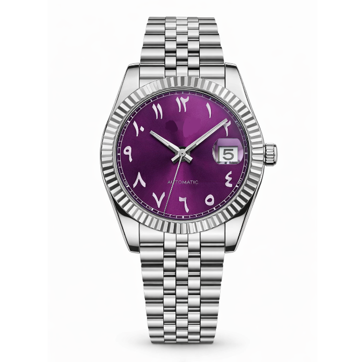 Datejust | Purple Arabic Mod Watch