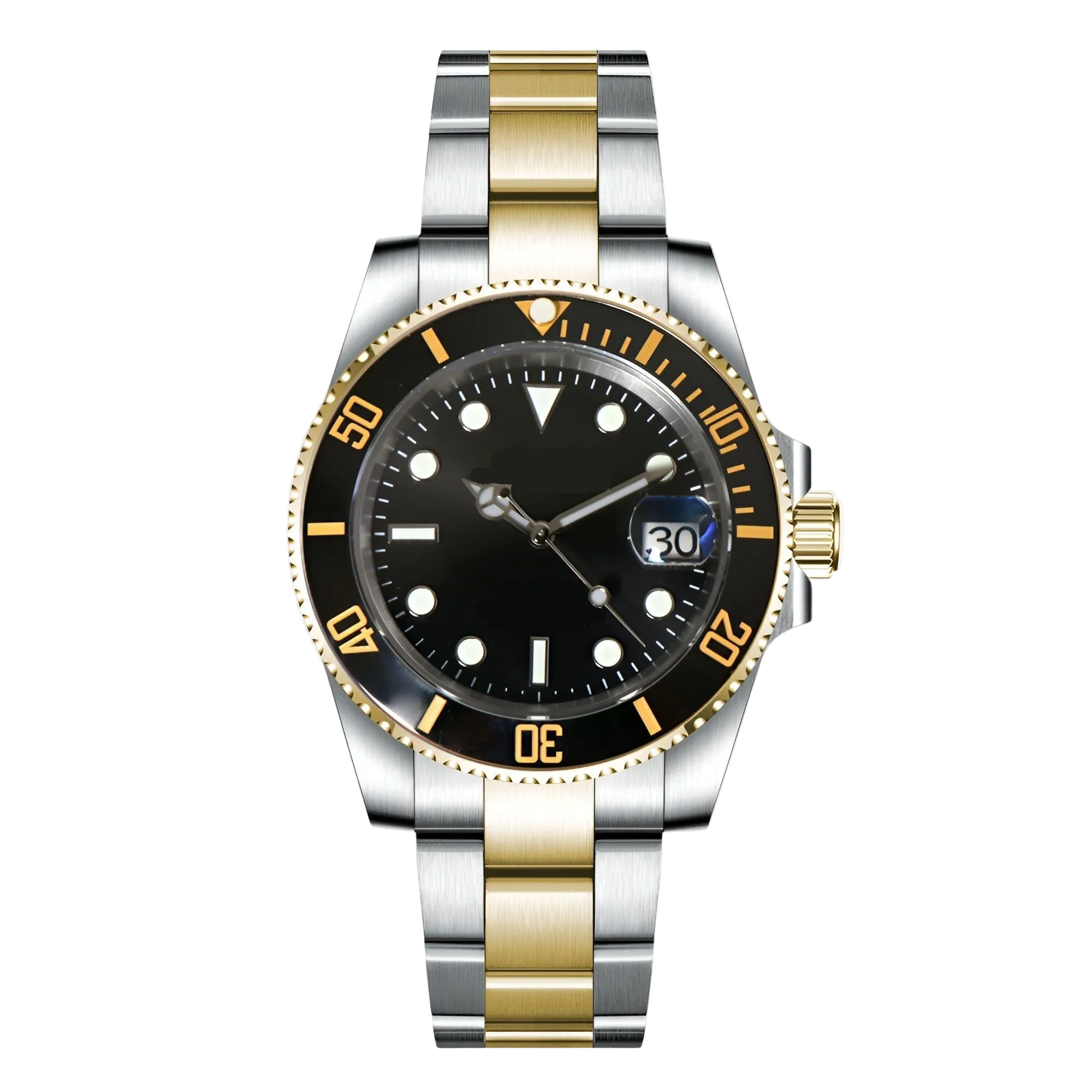 Submariner | Two Tone Black Mod Watch