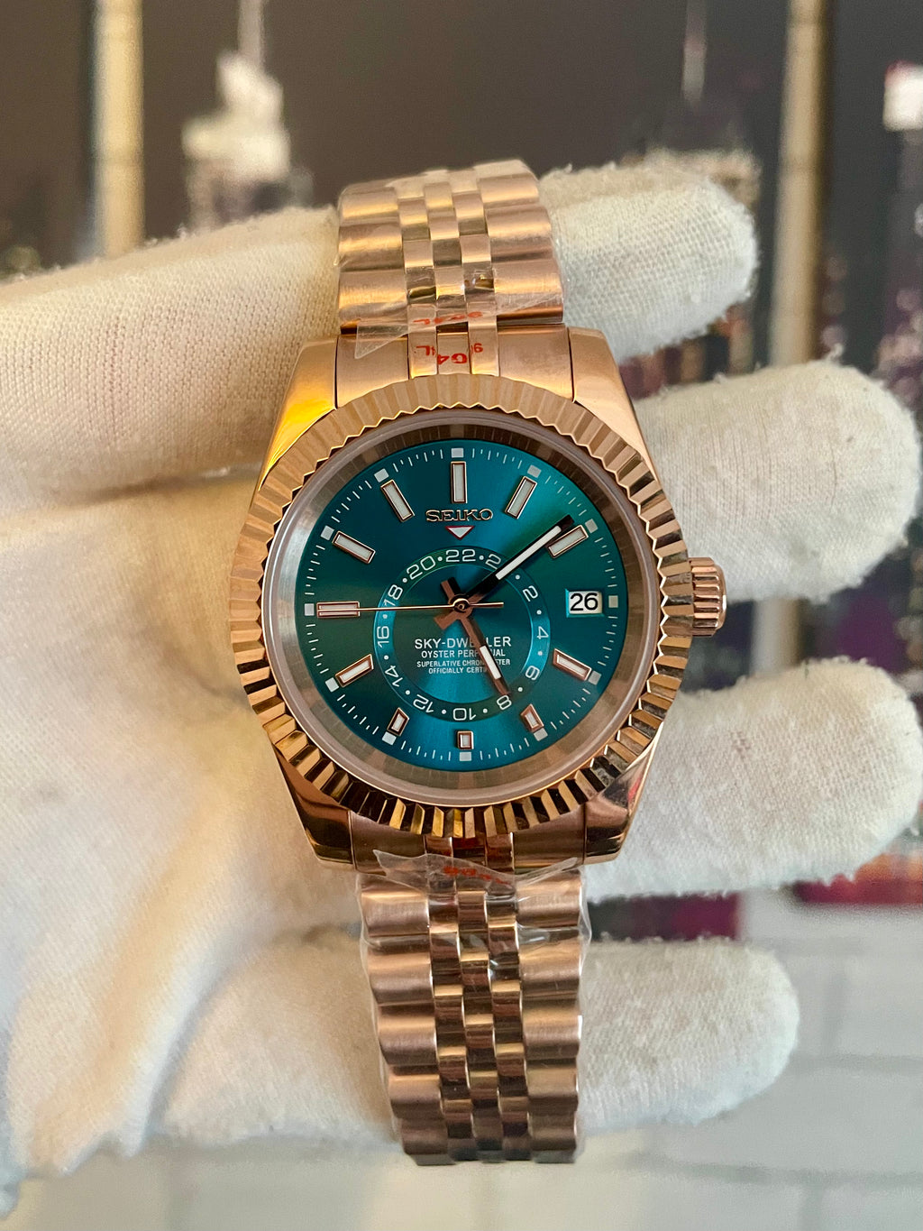 Seiko Sky Dweller Cyan