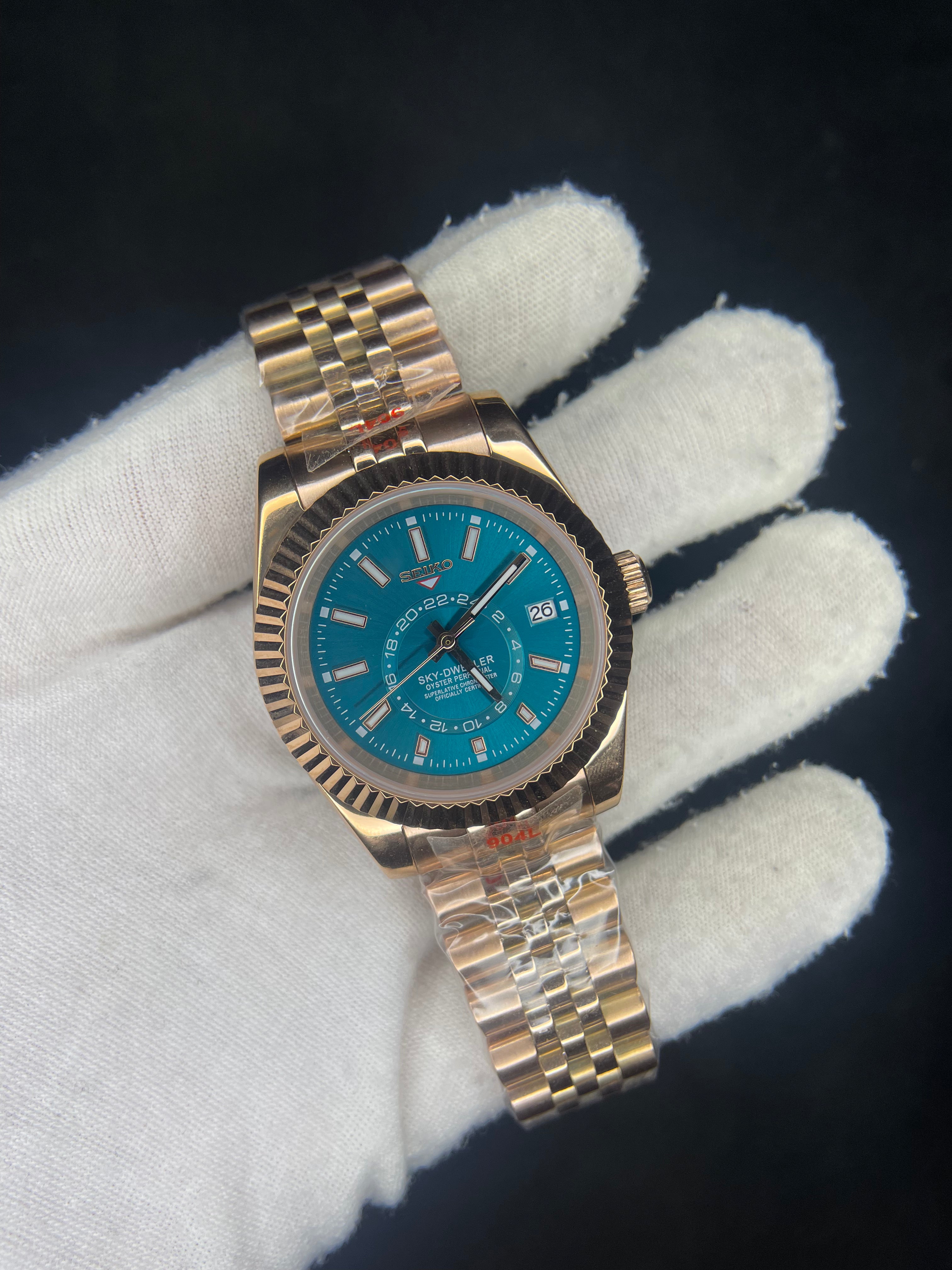Seiko Sky Dweller Cyan