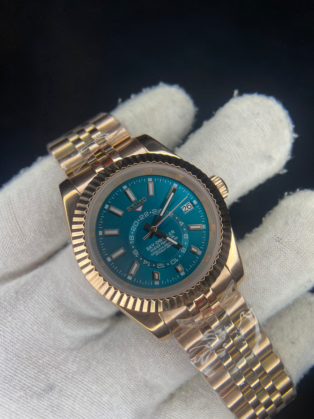 Seiko Sky Dweller Cyan