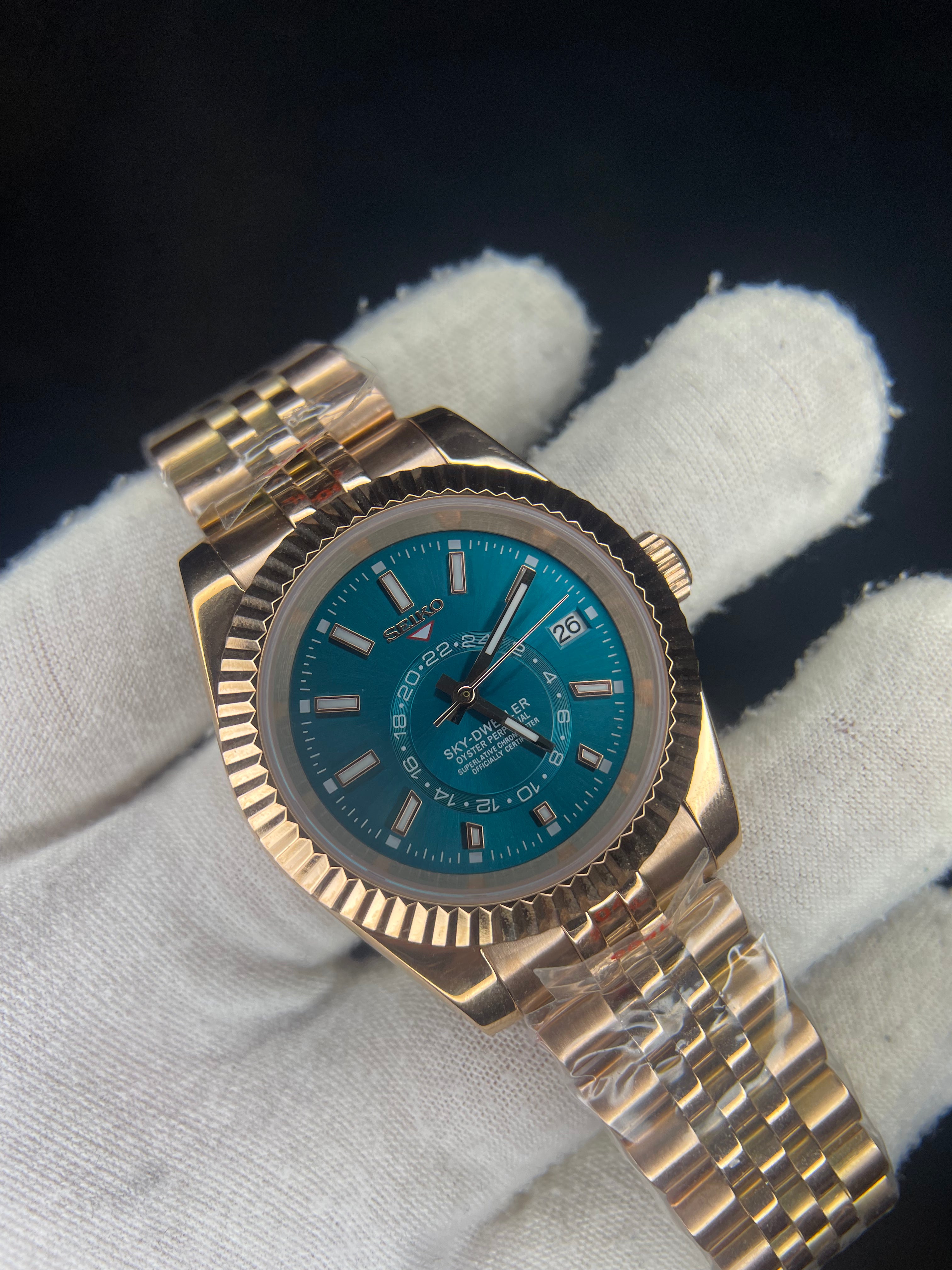 Seiko Sky Dweller Cyan