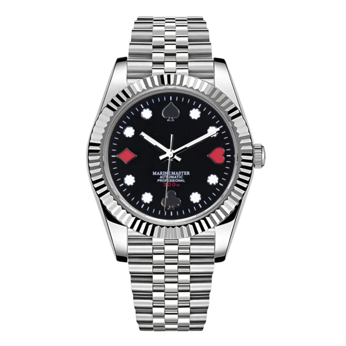 Datejust | Black 'Poker' Mod Watch