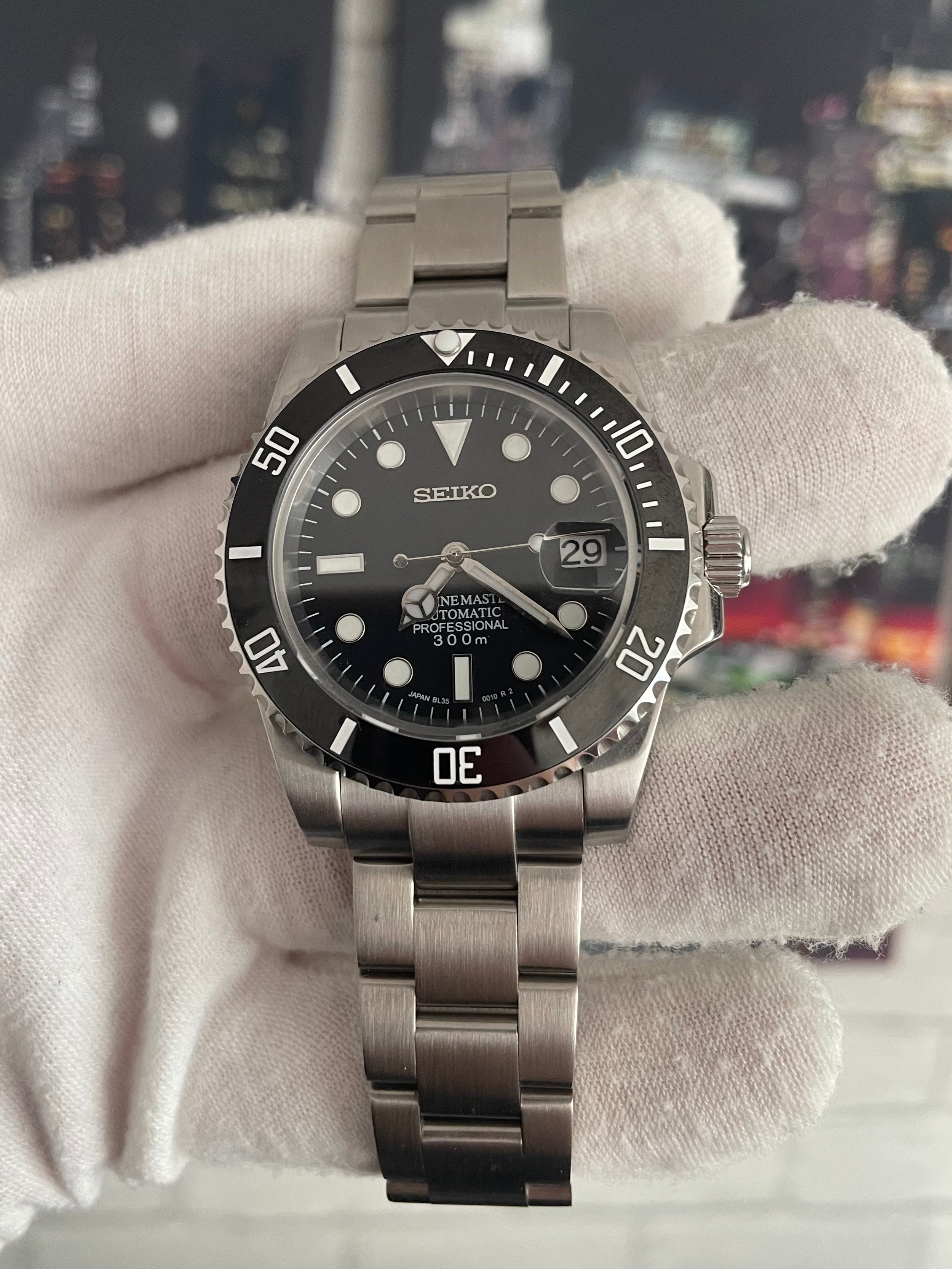 Seiko Submariner Black