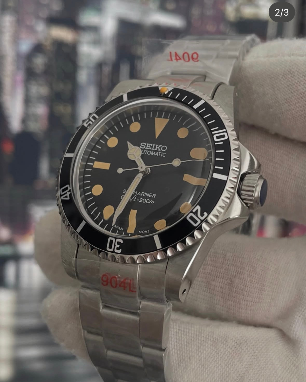 Submariner | Vintage Black Mod Watch
