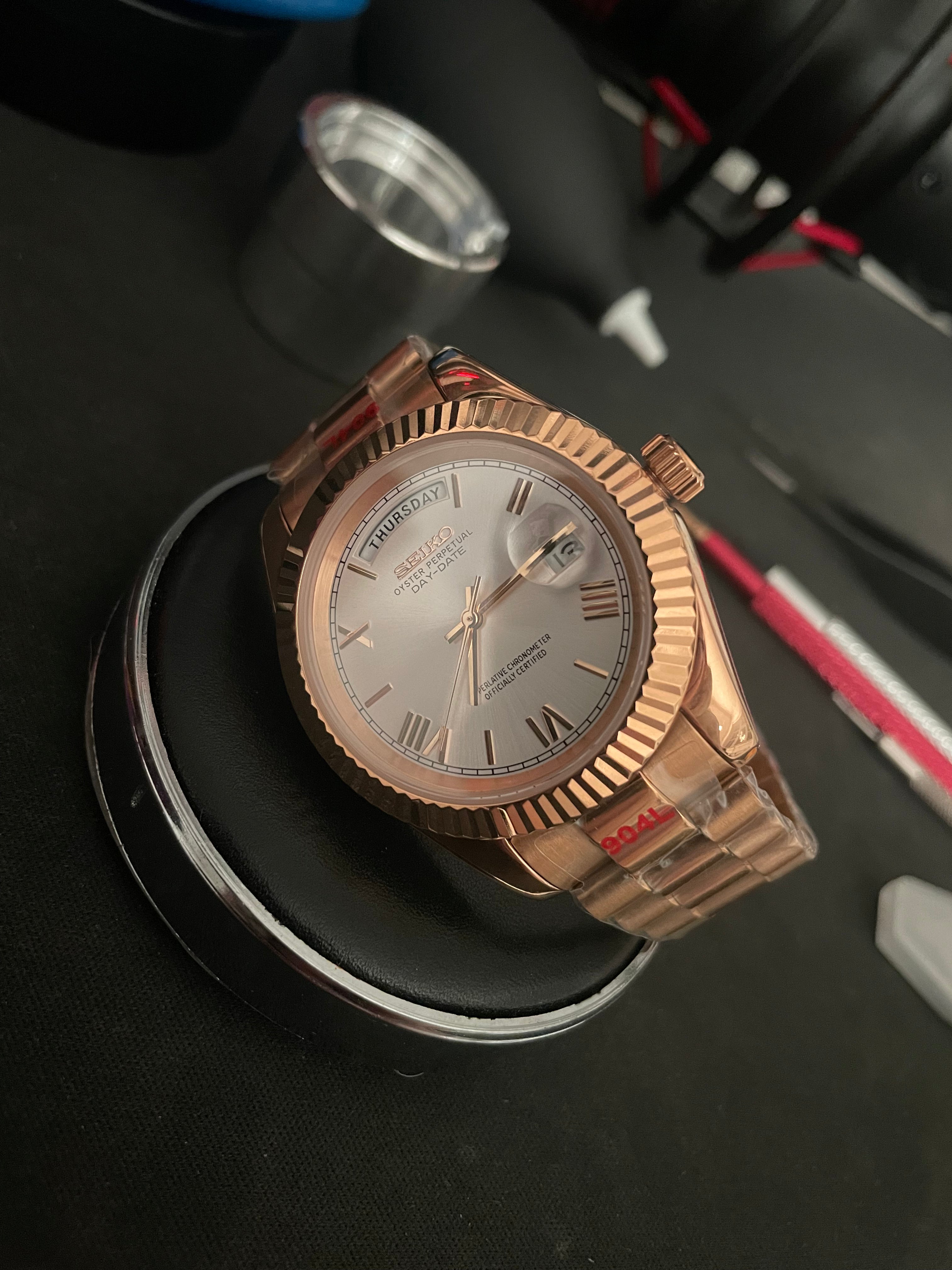 Seiko Day Date Gold & Silver 'Roman Numeral Dial'