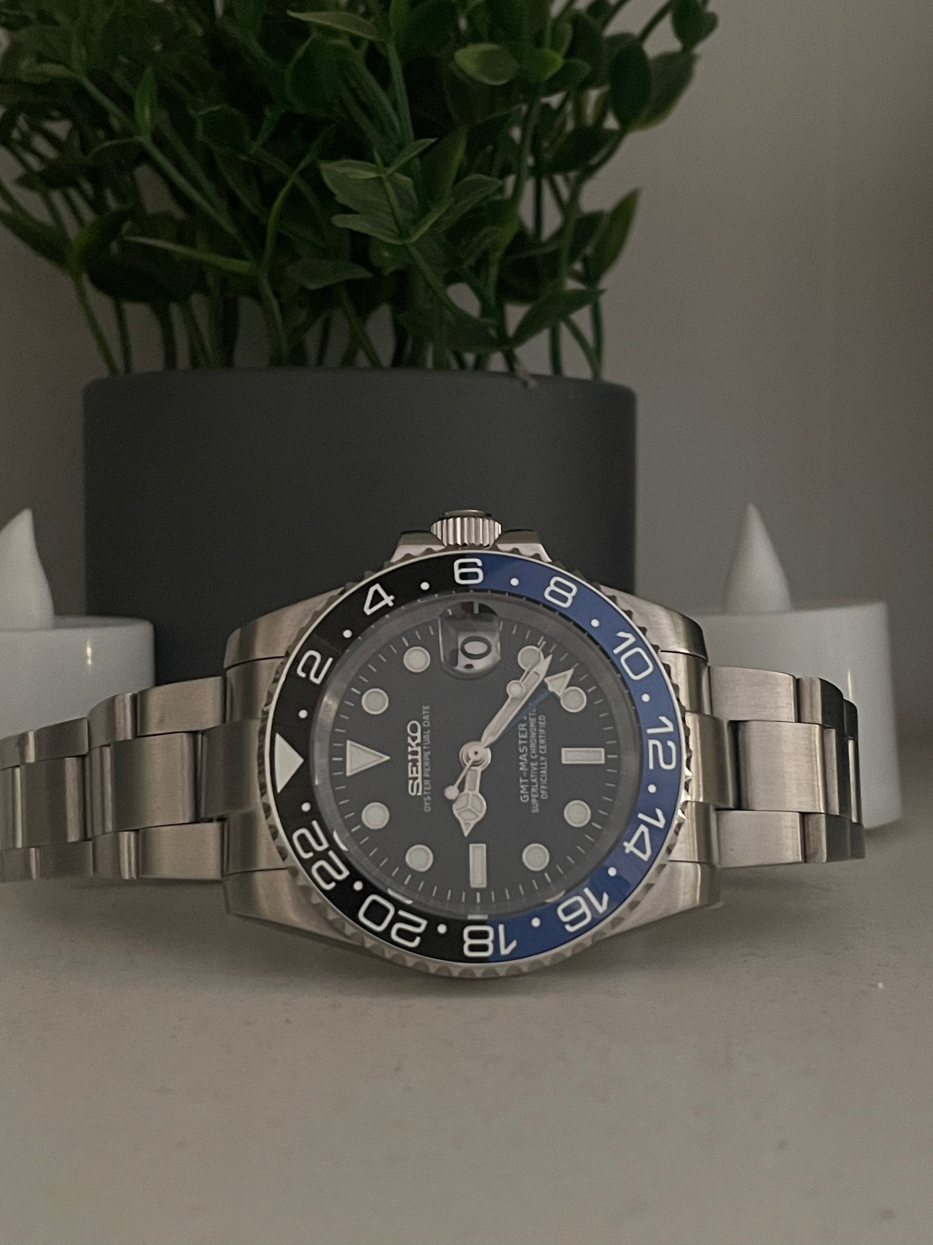 Seiko GMT 'Batman' & 'Batgirl'