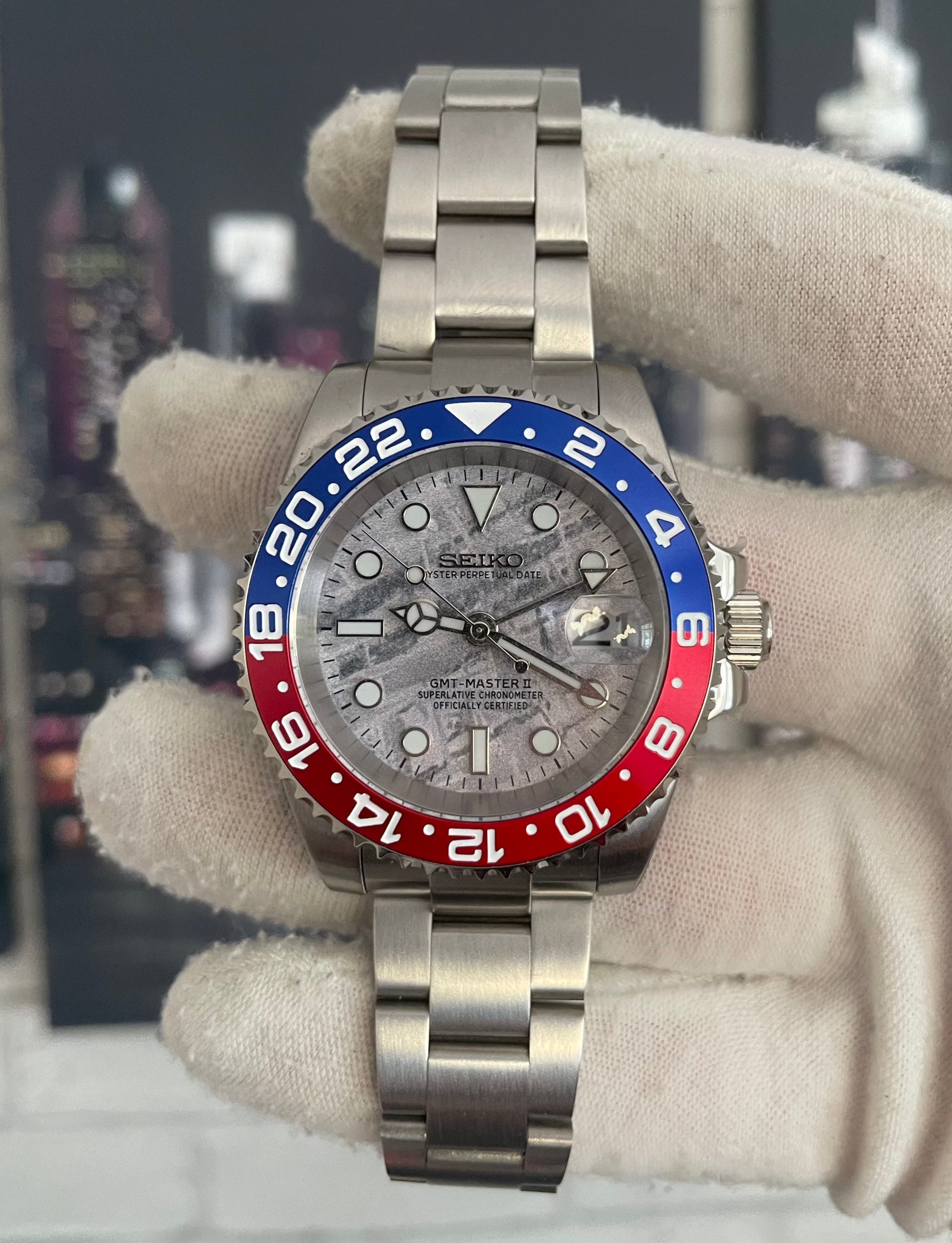 Seiko GMT 'Pepsi' Meteorite Limited Edition