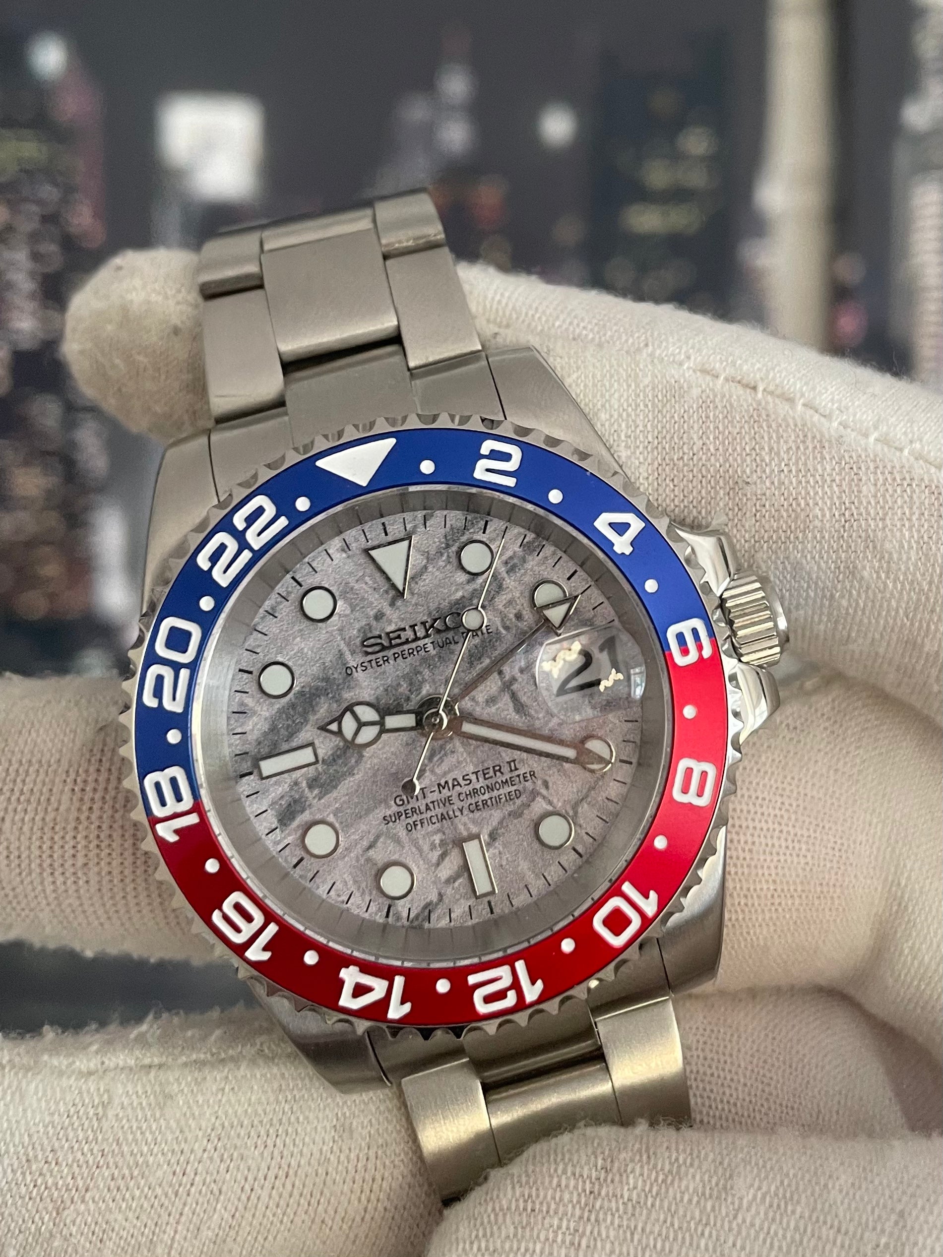 Seiko GMT 'Pepsi' Meteorite Limited Edition