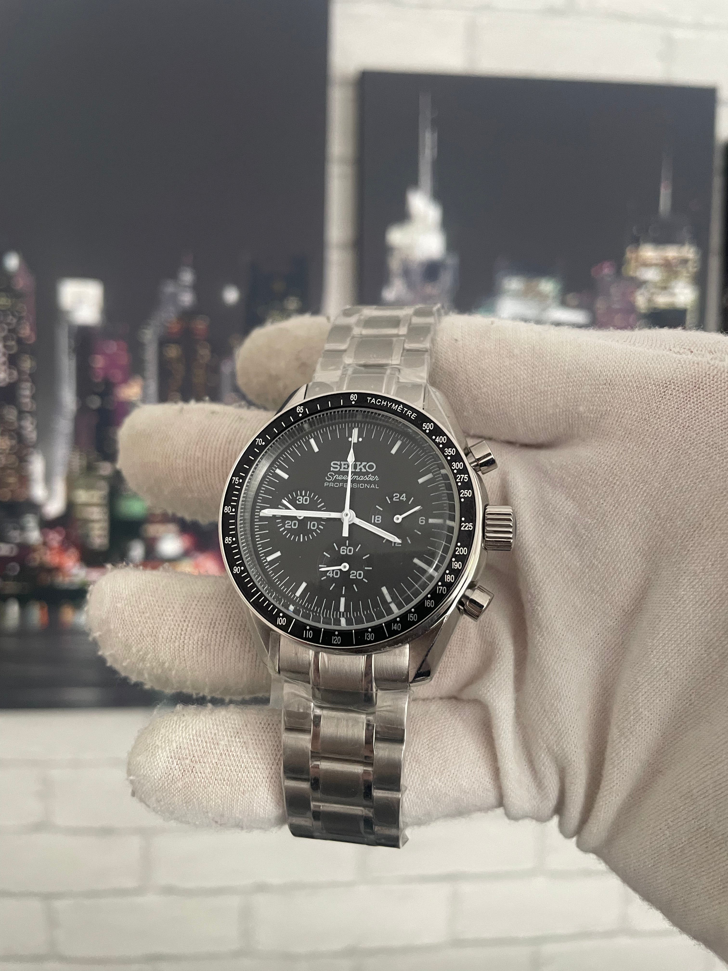 Seiko 'Speedmaster' Professional Black