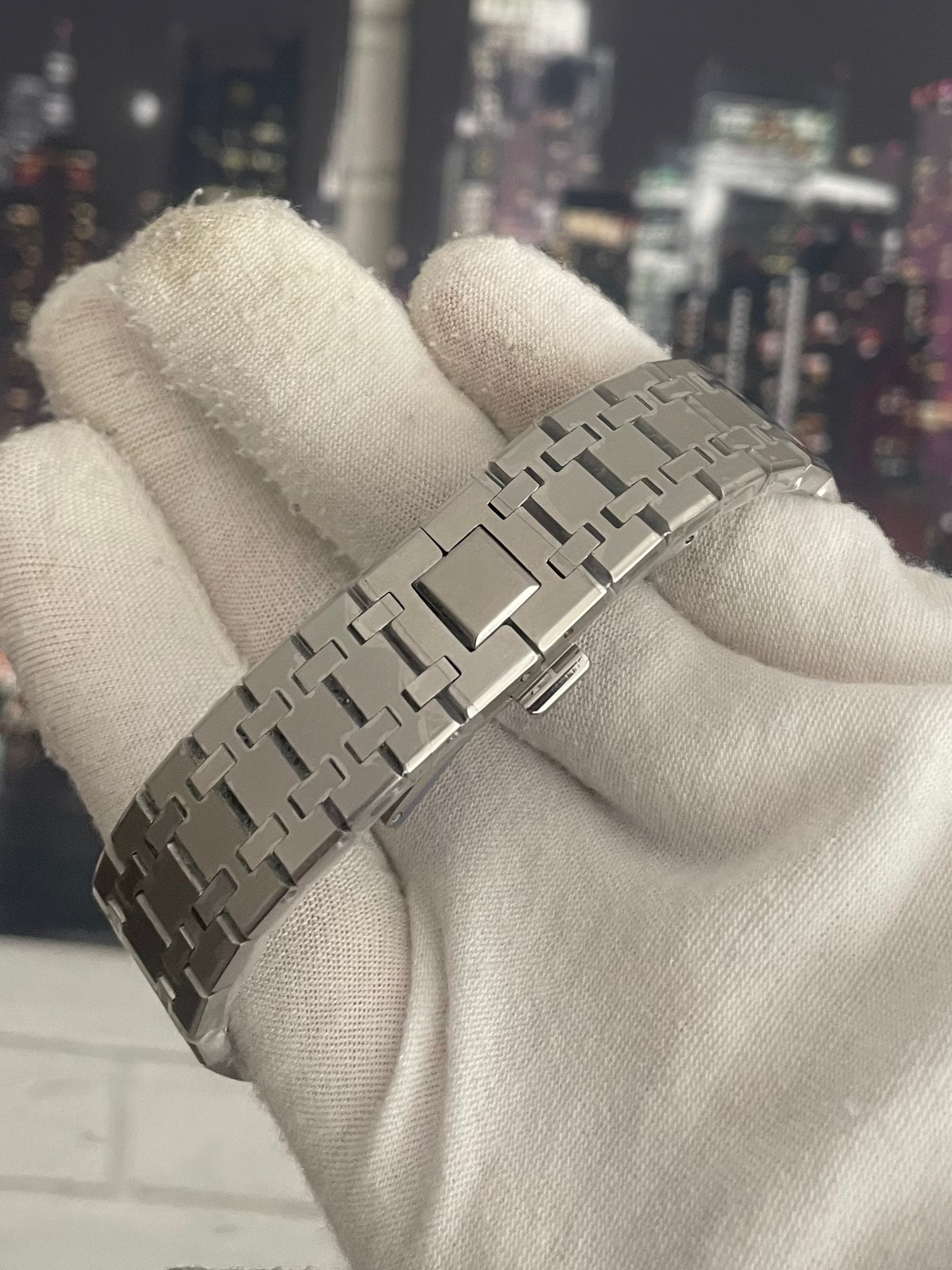 Seiko Royal Oak Skeleton Silver