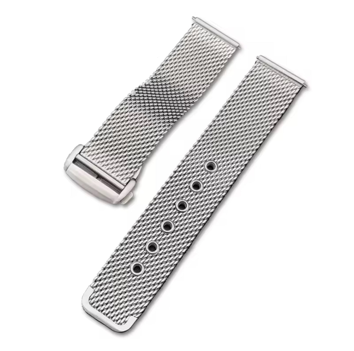 'Seamaster' Milanese Mesh Stainless Steel Bracelet