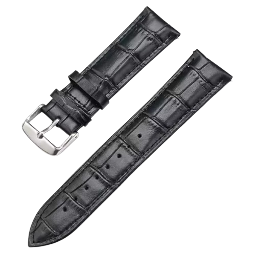 Genuine Leather Watch Strap with Buckle