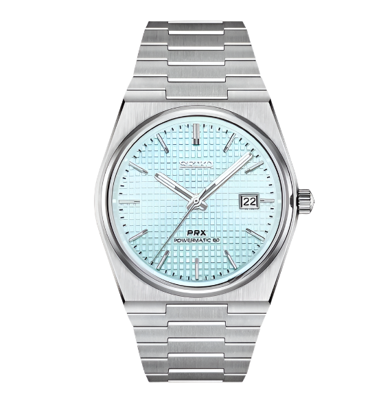 Seiko 'PRX' Powermatic 80 Light Blue