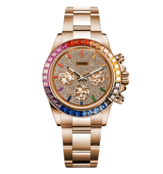Seiko Daytona 'Rainbow' Diamond Dial Limited Edition
