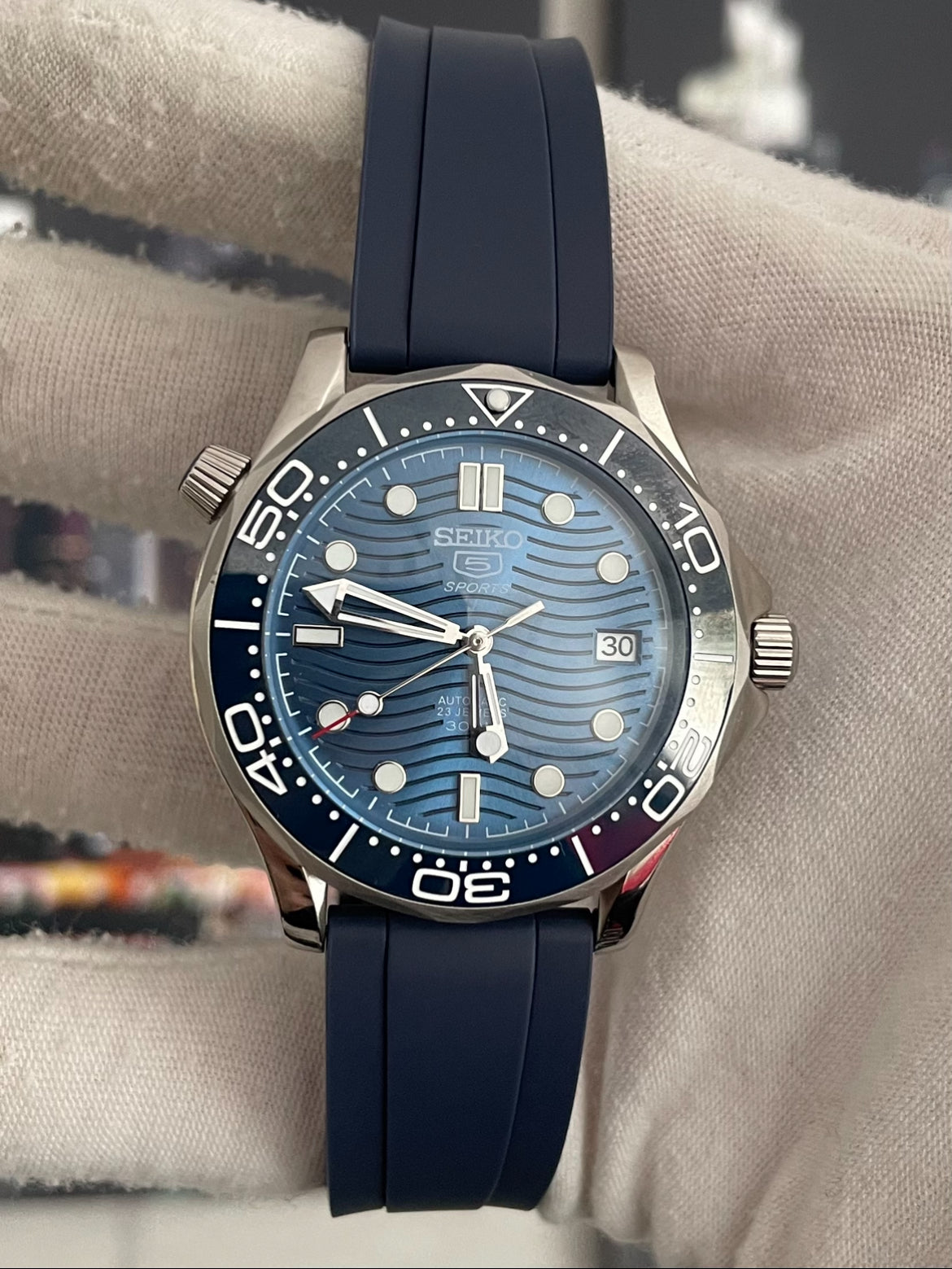 Seiko Seamaster Navy