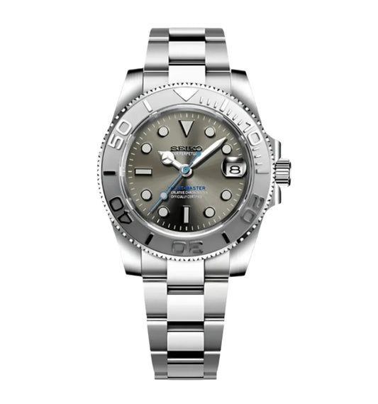 Seiko Yacht Master I Silver & Light Blue