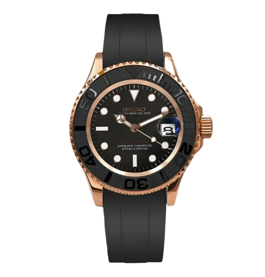 Seiko Yacht Master I Rose & Black